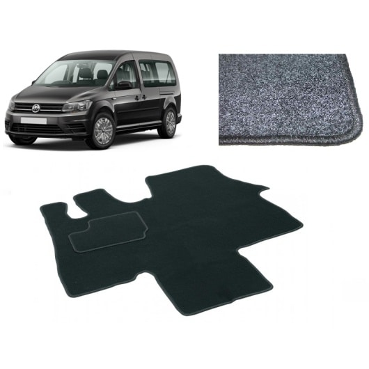 CARBEST TAPIS DE CABINE PLUS CADDY MAXI DEPUIS 2020, boutique Captivan, essentiel pour protéger l'intérieur de votre mini van.