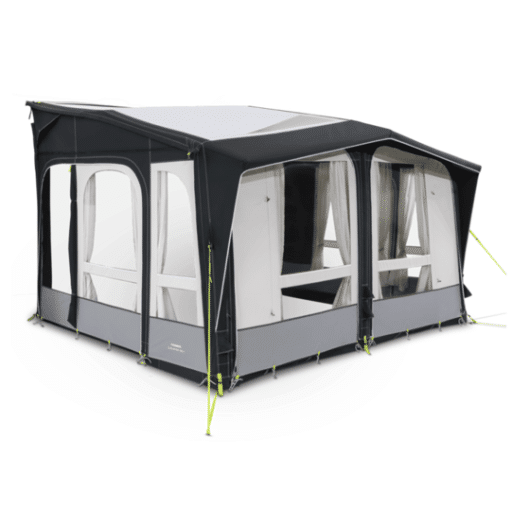 CLUB AIR PRO 390 S DOMETIC, Captivan, auvent gonflable statique adapté camping-car et caravane, soufflet à fermeture éclair.