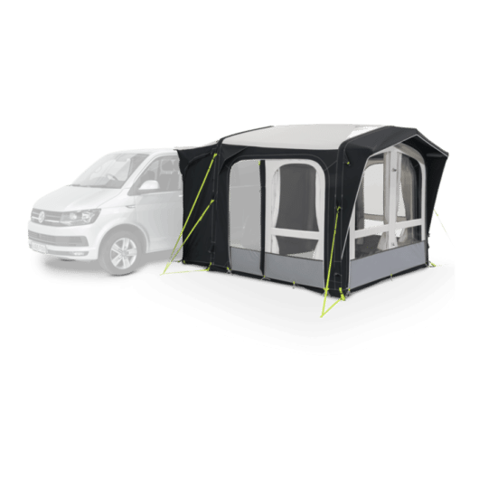 CLUB AIR PRO DA DOMETIC chez Captivan : auvent latéral confortable et résistant, parfait pour le camping en mi-saison.