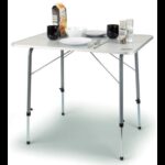 MC CAMPING TABLE EIK de Captivan, table de camping pliable pour 4 à 6 personnes, 120 x 60 cm, pieds réglables.