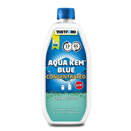 THETFORD AQUA KEM CONCENTRED de Captivan, formule concentrée 780 ml pour désagréger les matières et éviter les mauvaises odeurs.