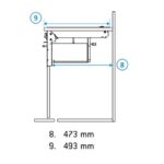 THETFORD MINIGRILL de Captivan : réchaud à encastrer gaz pour camping-car, fourgon ou caravane, combinant plan de cuisson et grill.