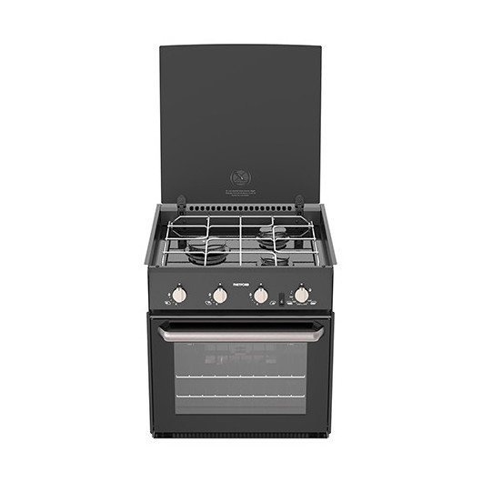 THETFORD TRIPLEX - Cuisinière polyvalente 3 feux avec four et grill, idéale pour vans et camping-cars. Disponible chez Captivan.