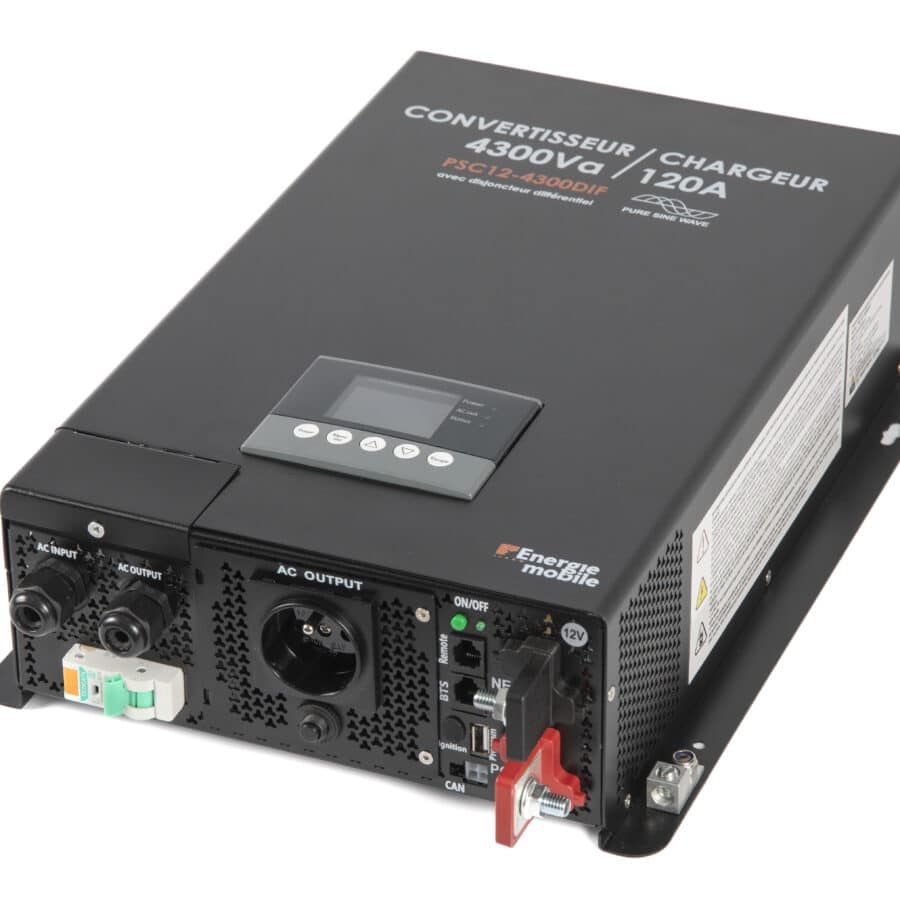 Chargeur convertisseur PSC+DIF 4300VA 120A Energie Mobile