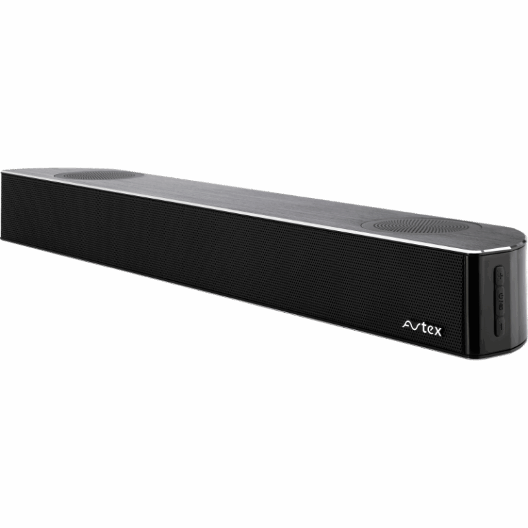 Barre de son TV AVTEX en 2x10W pour une puissance sonore décuplée et une expérience agréable en van ou camping-car.